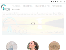Tablet Screenshot of namasteyoga.fr