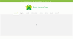 Desktop Screenshot of namasteyoga.pl
